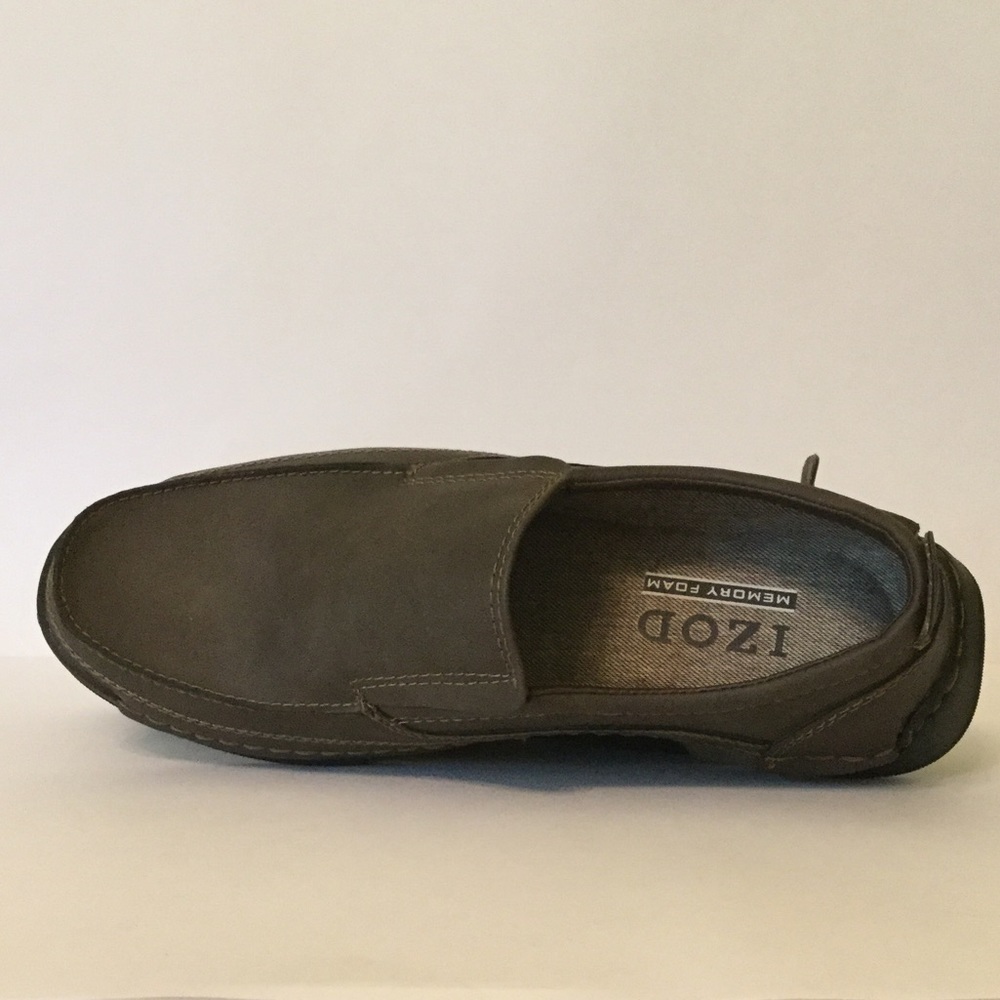 Men’s Izod Thomas Slip On Shoes NWOT Brown - Picture 4 of 6